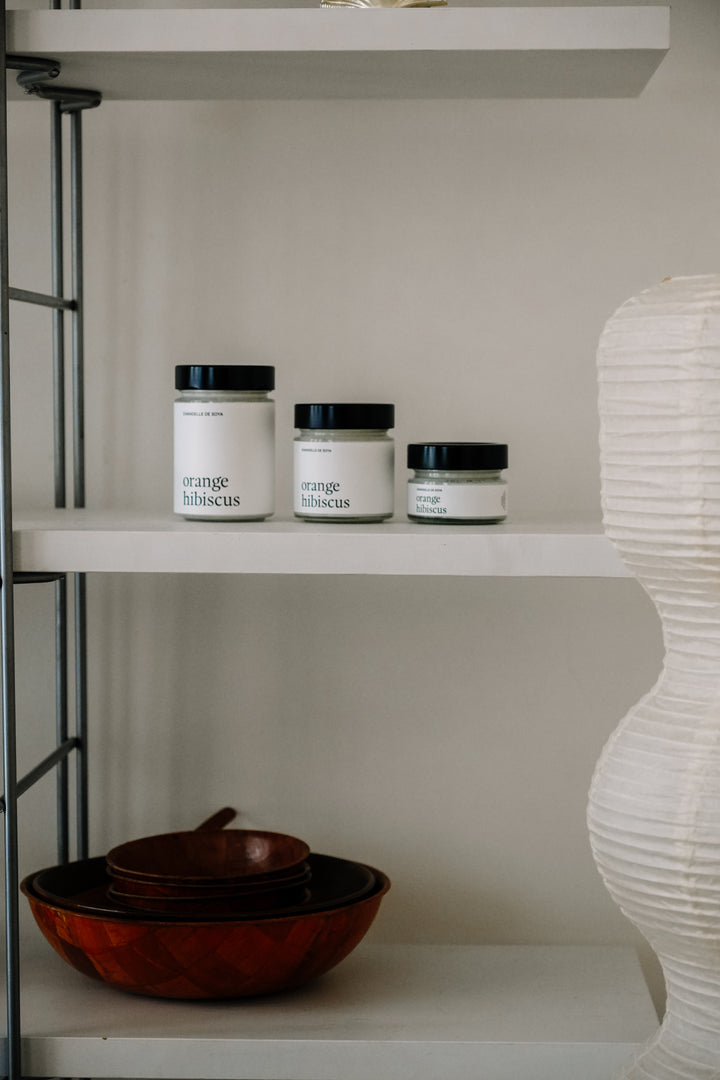 SOY CANDLE - Orange hibiscus