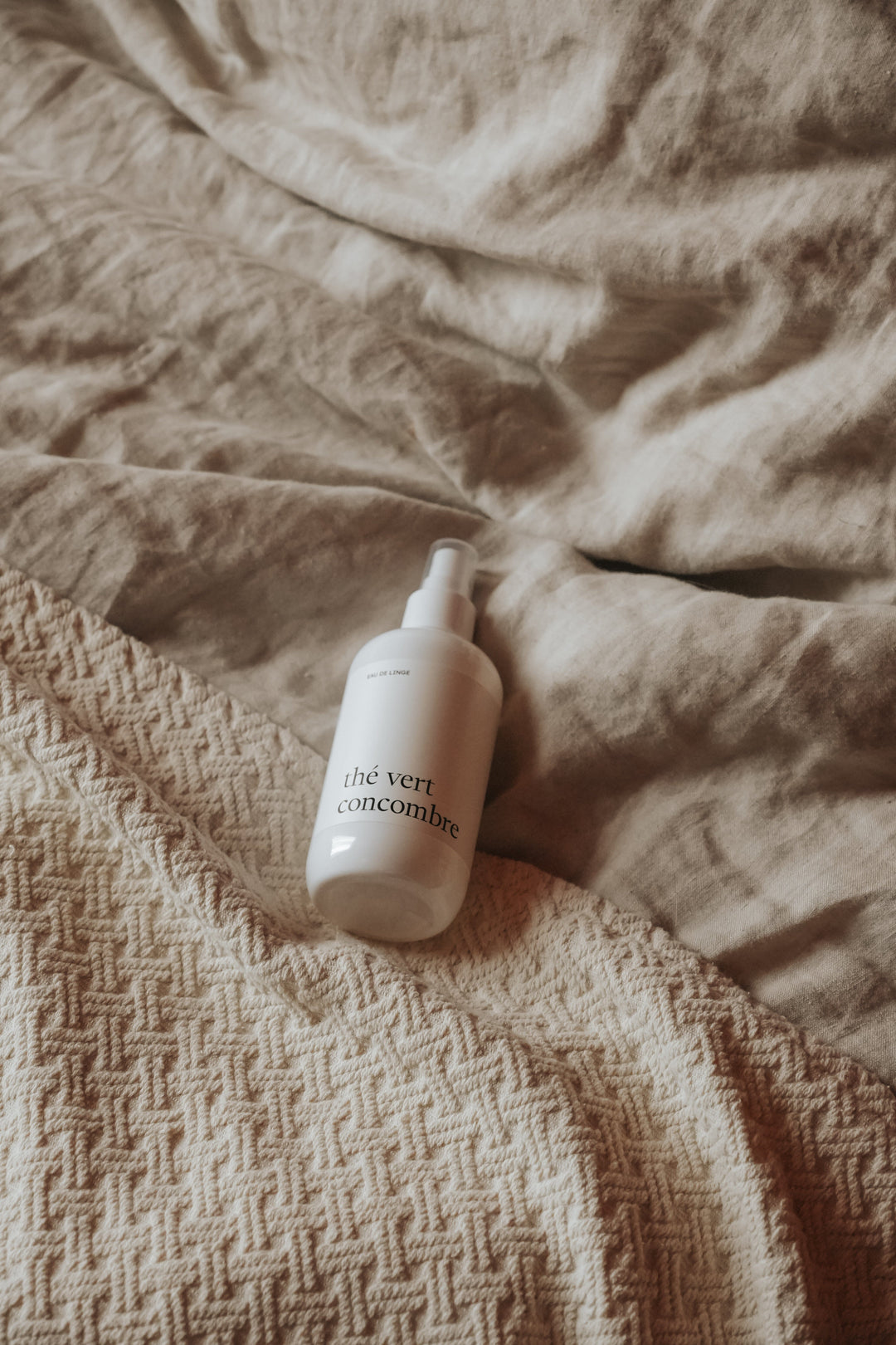 EAU DE LINGE - Thé vert concombre Lessive Marée - Chandelles 