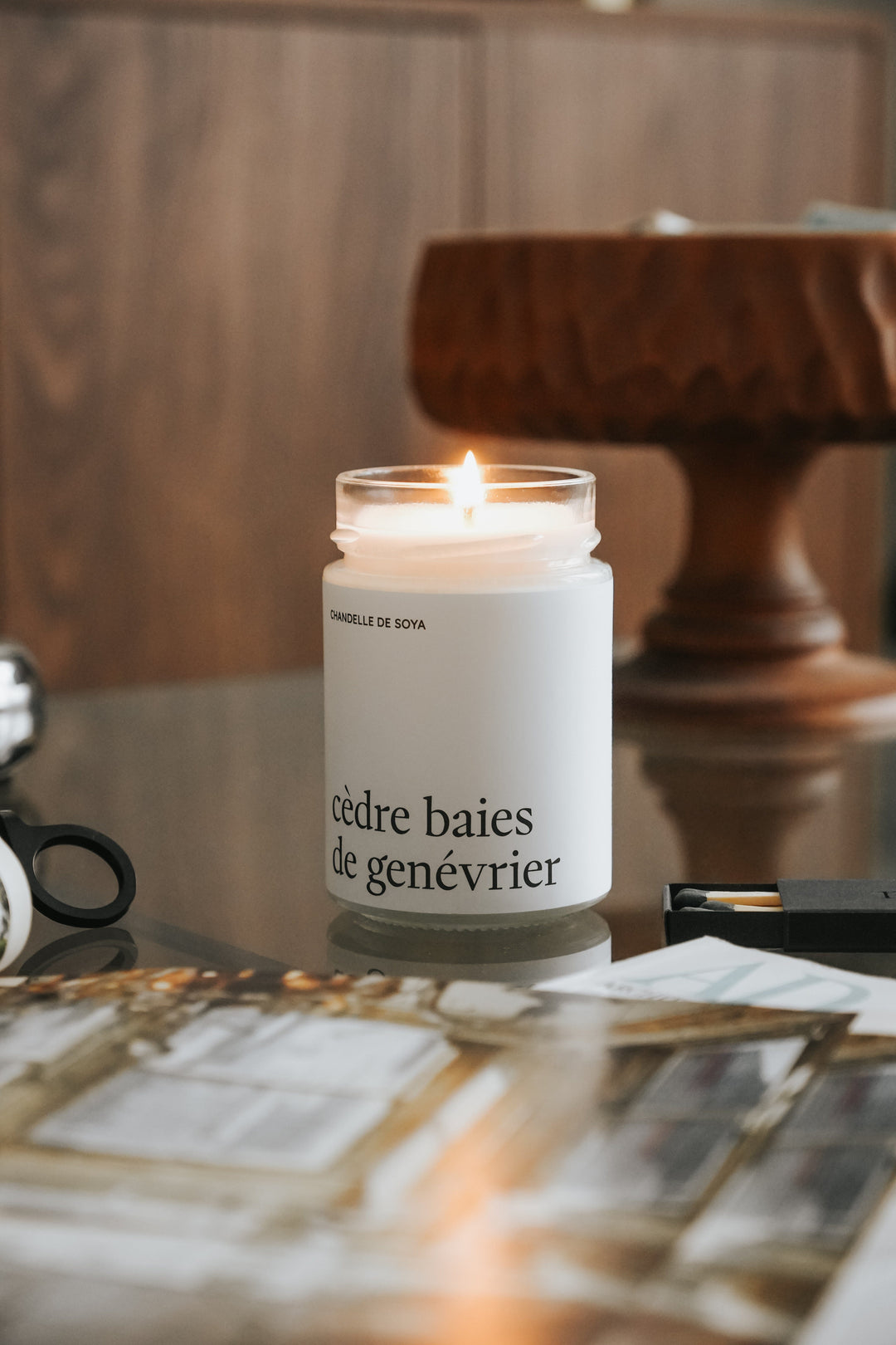 CHANDELLE DE SOYA - Cèdre baies de genévrier Chandelles de soya Marée - Chandelles 