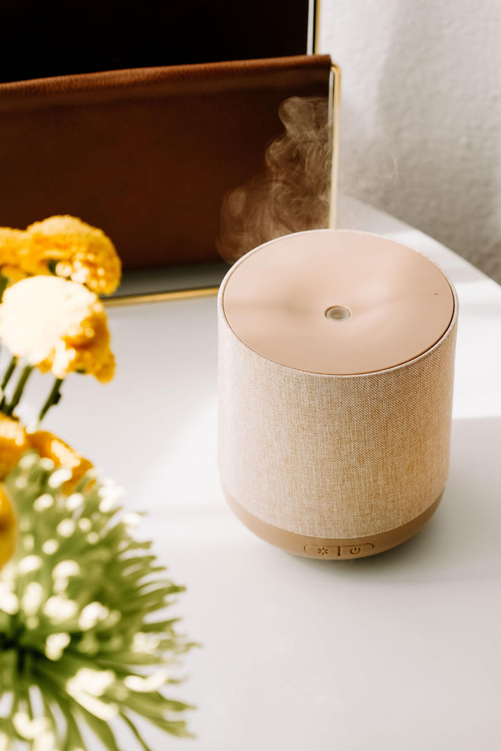 Diffuseur d'huiles essentielles - Ultrasonique - Lin naturel
