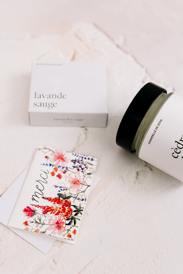 ENSEMBLE CADEAU - Merci - Laura Marée - Chandelles 