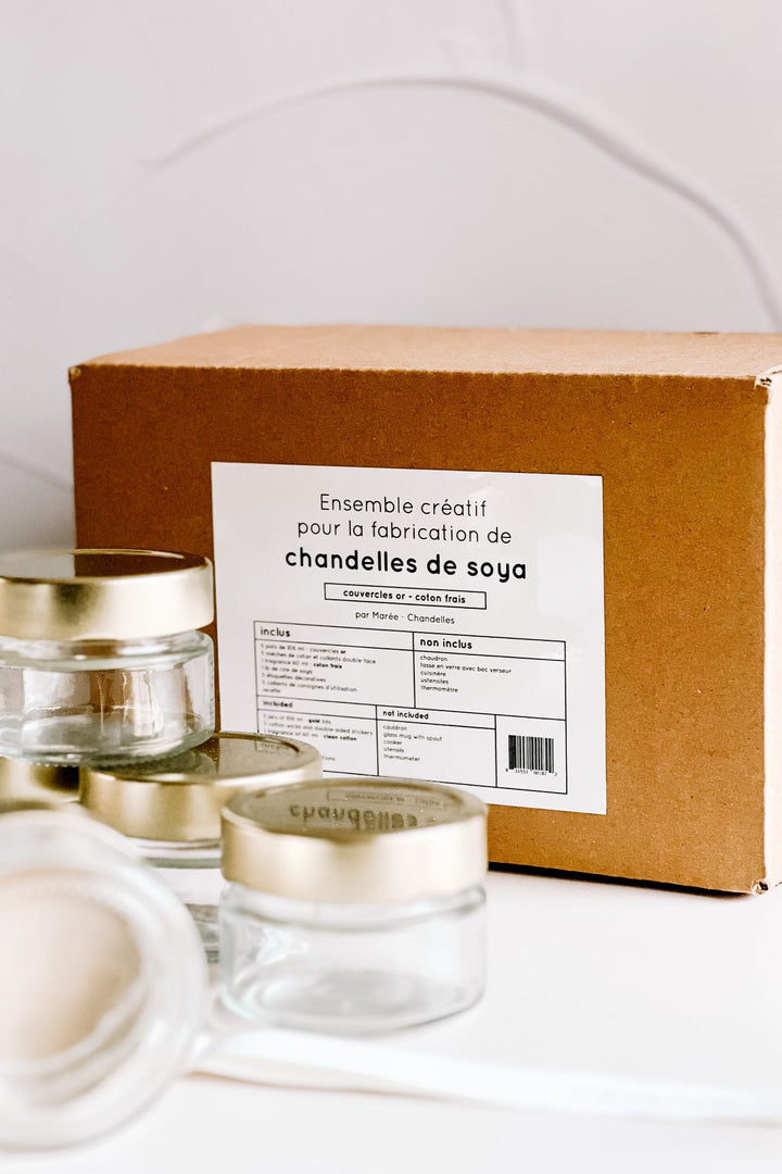 ENSEMBLE CRÉATIF Fabrication de chandelles - 106ml Les Produits Marée 