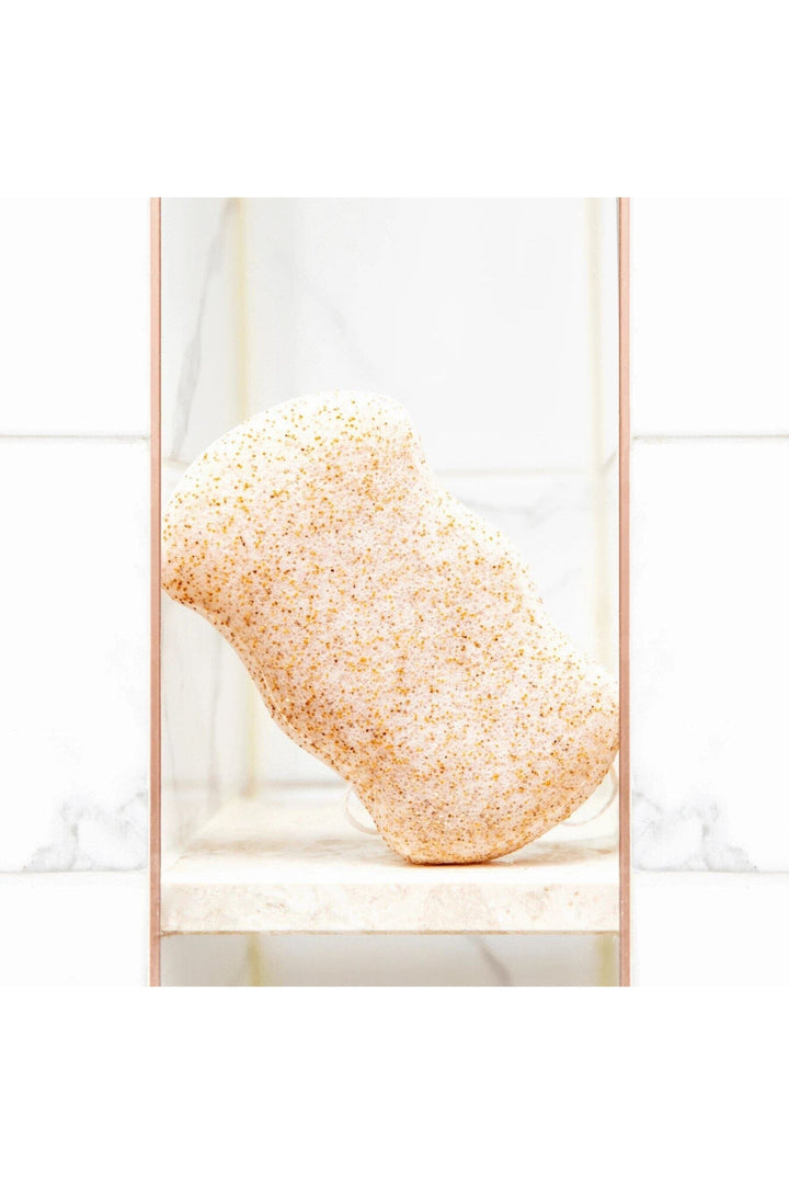 ÉPONGE konjac exfoliante pour le corps - Bathorium - No. 2 Marée - Chandelles 