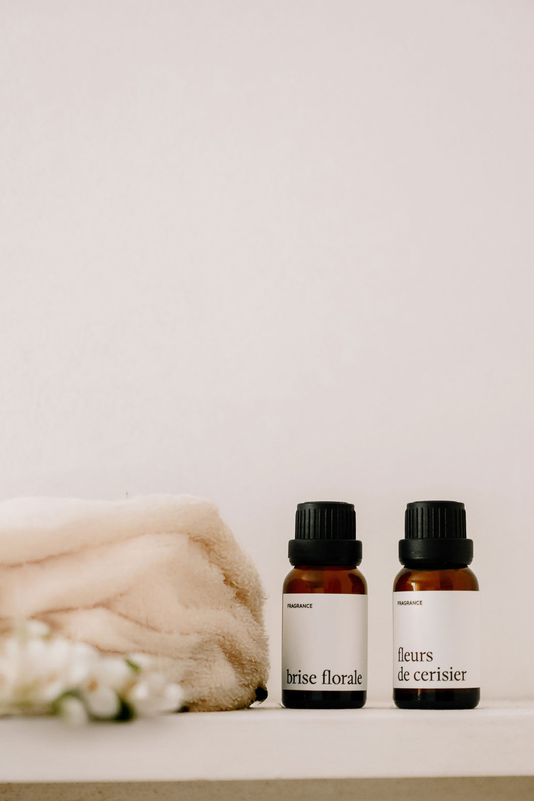 Ensemble cadeau - Balles de séchage et fragrances - Fleurs de cerisier & Brise florale Marée - Chandelles 
