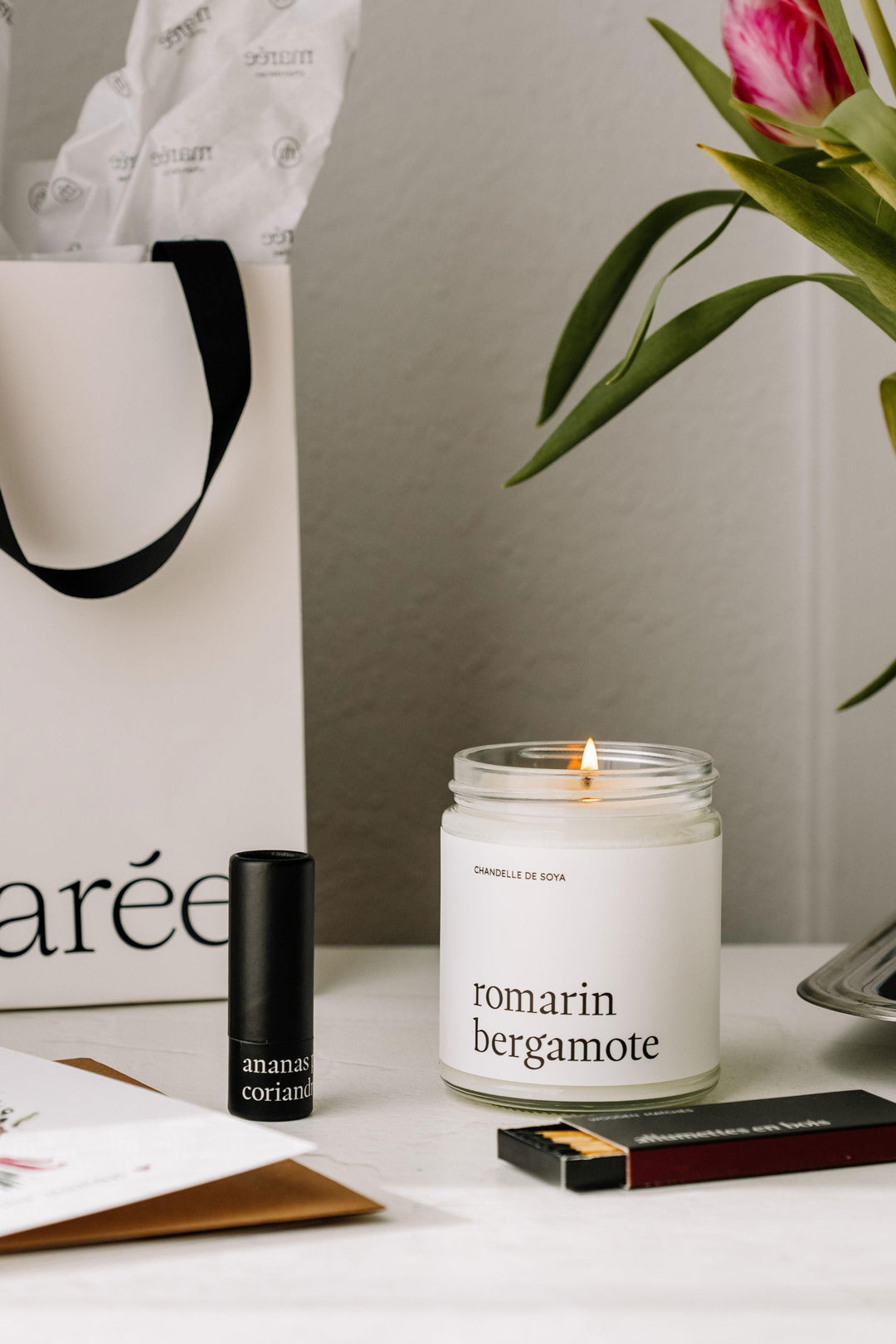 Ensemble cadeau - Victoria Marée - Chandelles 