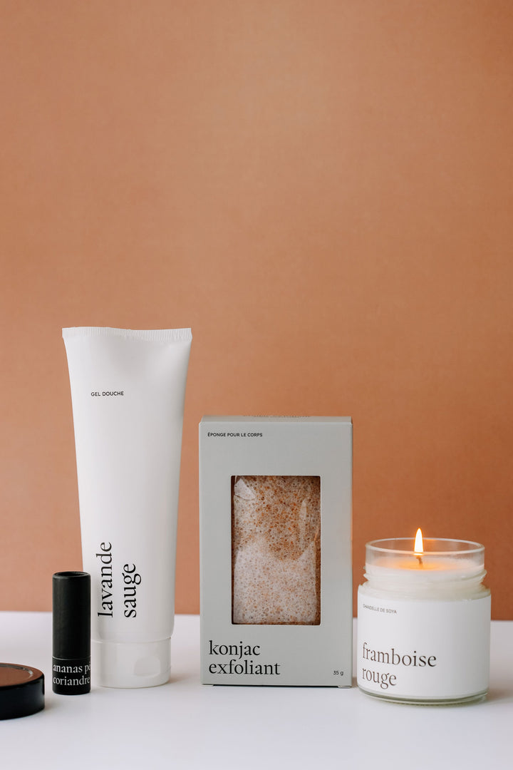 Ensemble cocooning découverte - Fruité & floral Marée - Chandelles 