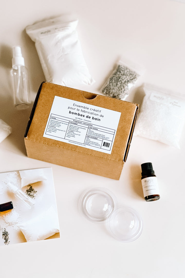 Ensemble créatif - Fabrication de bombes de bain - Petit moule