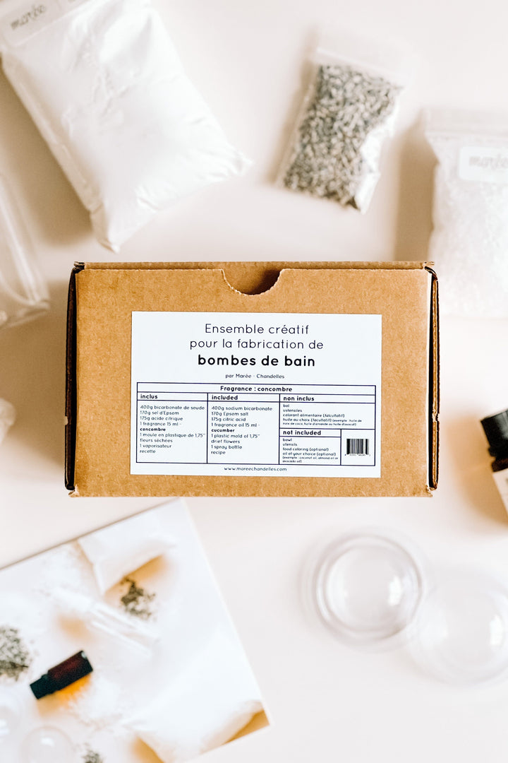 Ensemble créatif - Fabrication de bombes de bain - Petit moule