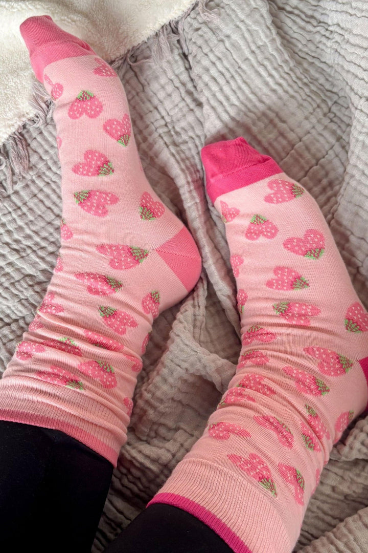 Ensemble de chaussettes - Coton Pima - Pokoloko - Fraises Pokoloko 