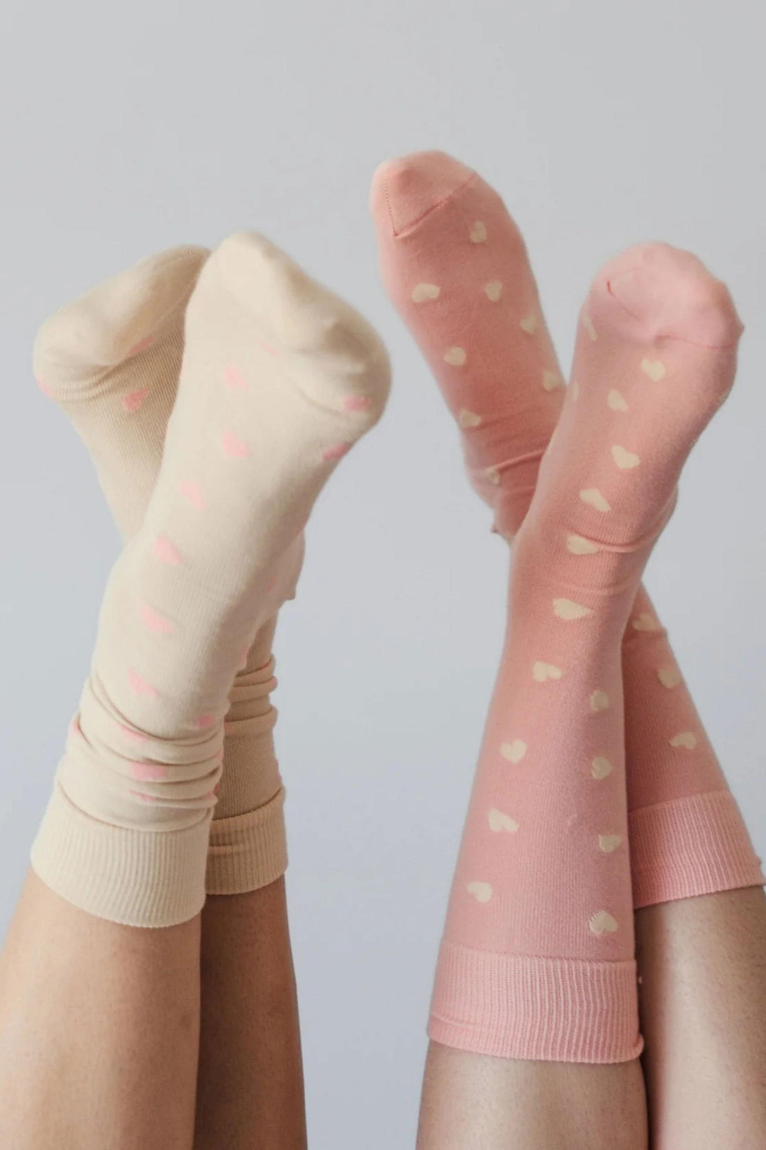 Ensemble de chaussettes - Coton Pima - Pokoloko - Petits coeurs Pokoloko 