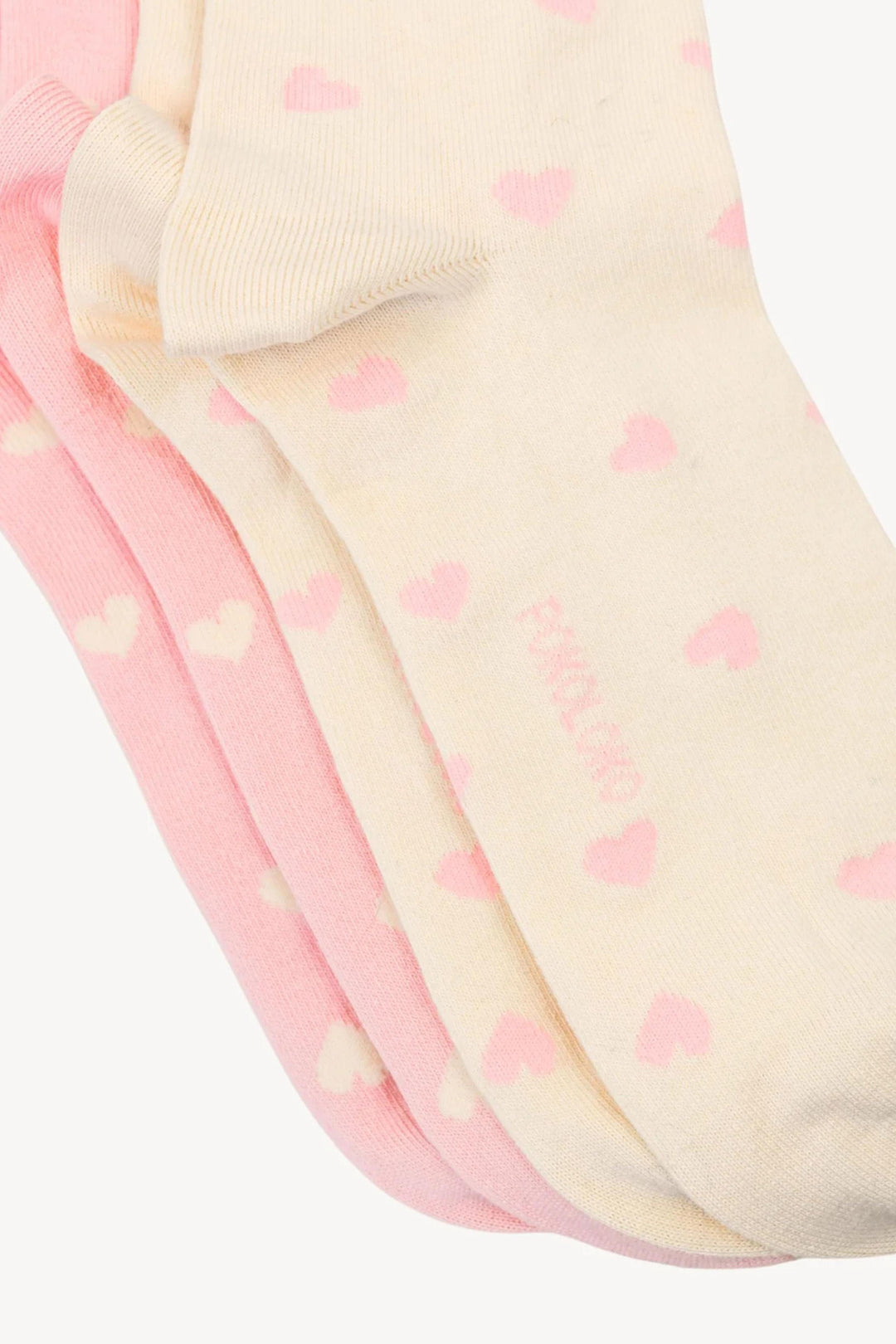 Ensemble de chaussettes - Coton Pima - Pokoloko - Petits coeurs Pokoloko 