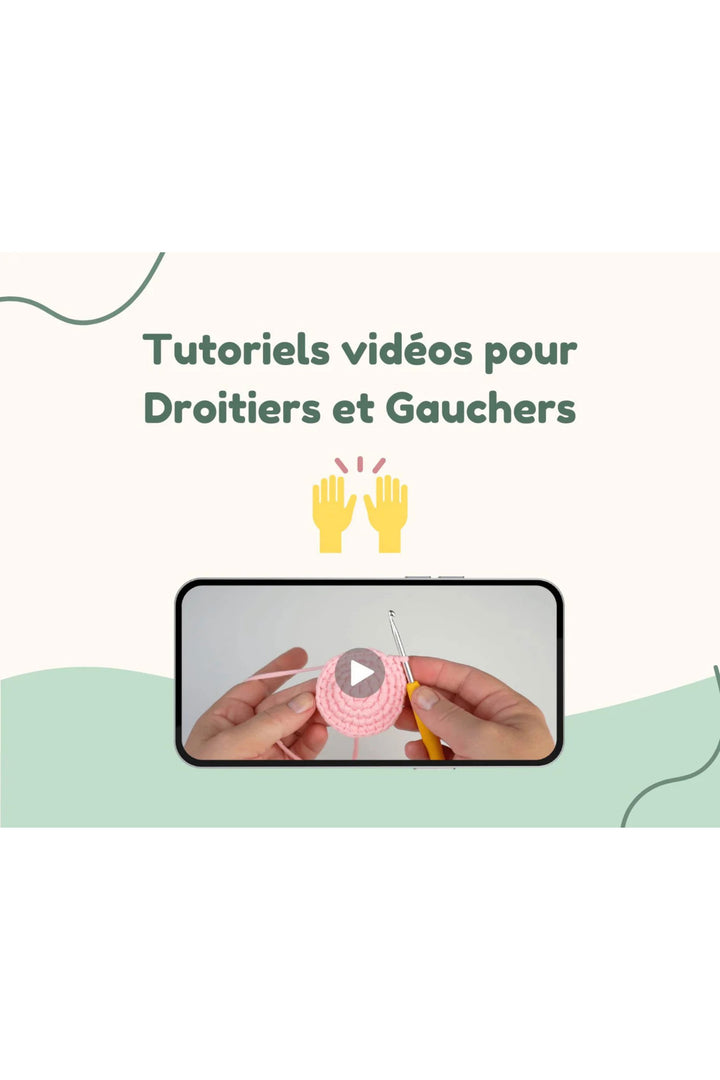Ensemble de crochet - Crochetmilie - Niveau 1 - La pieuvre Crochetmilie 