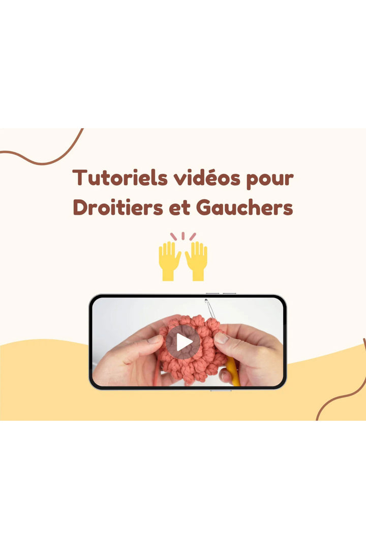 Ensemble de crochet - Crochetmilie - Niveau 3 - La tortue Crochetmilie 