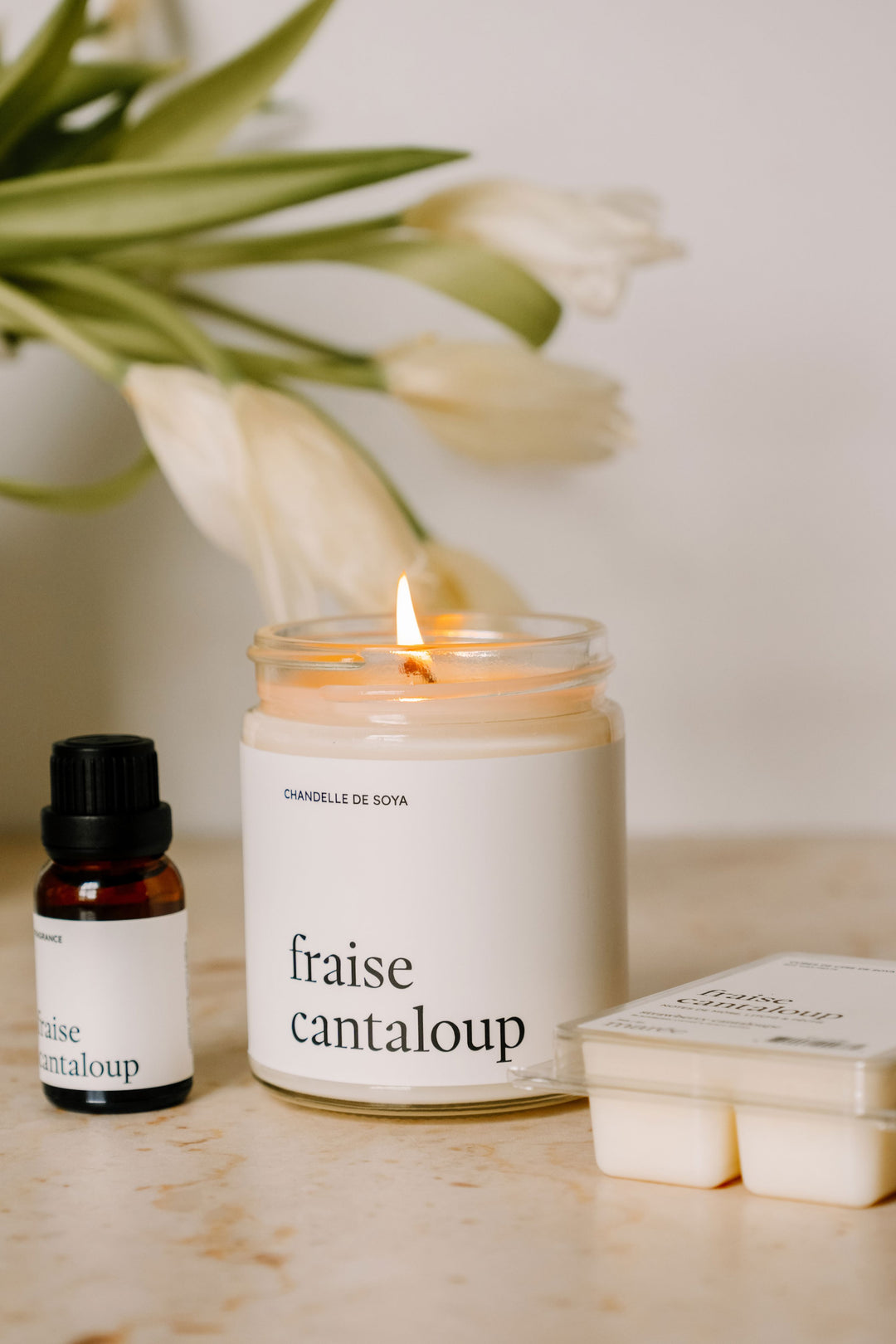 Ensemble découverte - Fraise cantaloup Marée - Chandelles 