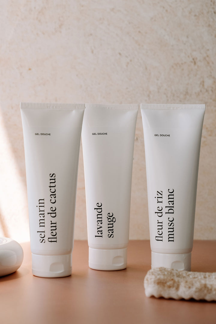 Ensemble découverte - Gel douche - Raffiné & floral Marée - Chandelles 