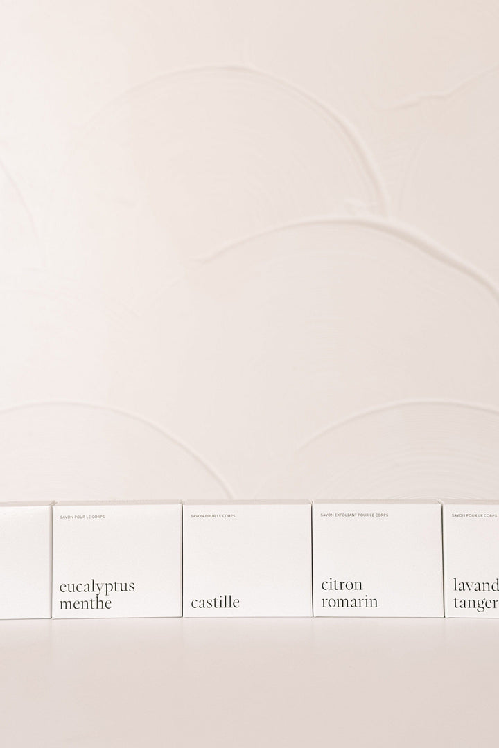 Ensemble de 5 savons pour le corps Savons Marée - Chandelles 