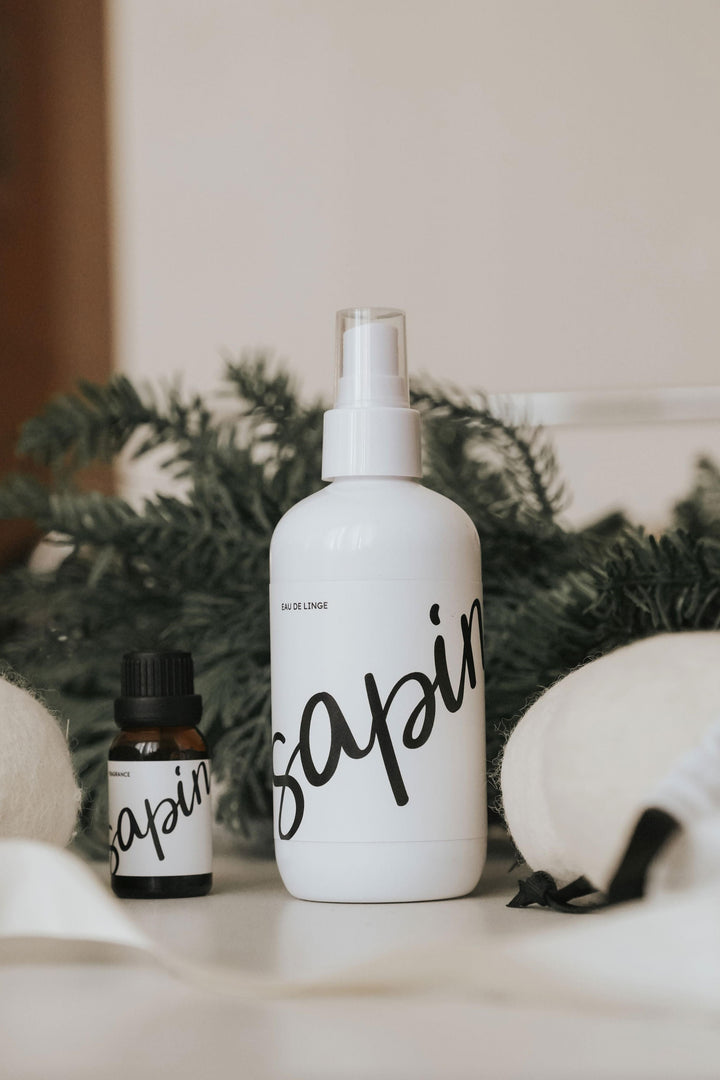 Ensemble lessive - Sapin - Fragrance, eau de linge et balles de séchage