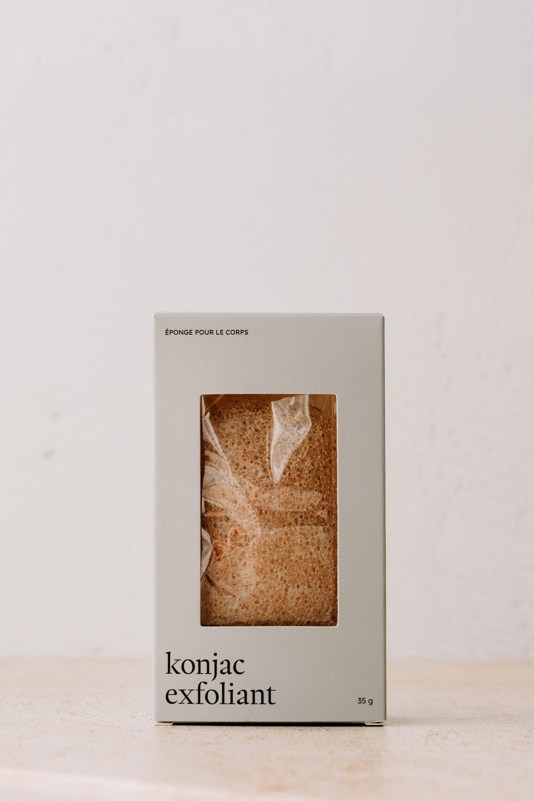 Éponge konjac pour le corps - Exfoliante Marée - Chandelles 