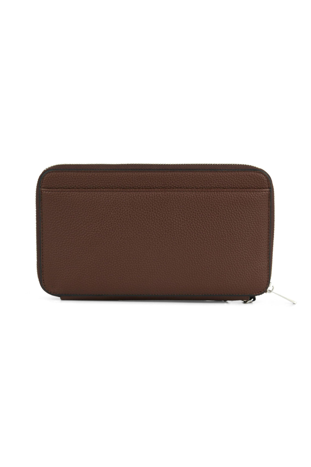 Étui à passeport en cuir vegan - Lambert - INES - Chocolat