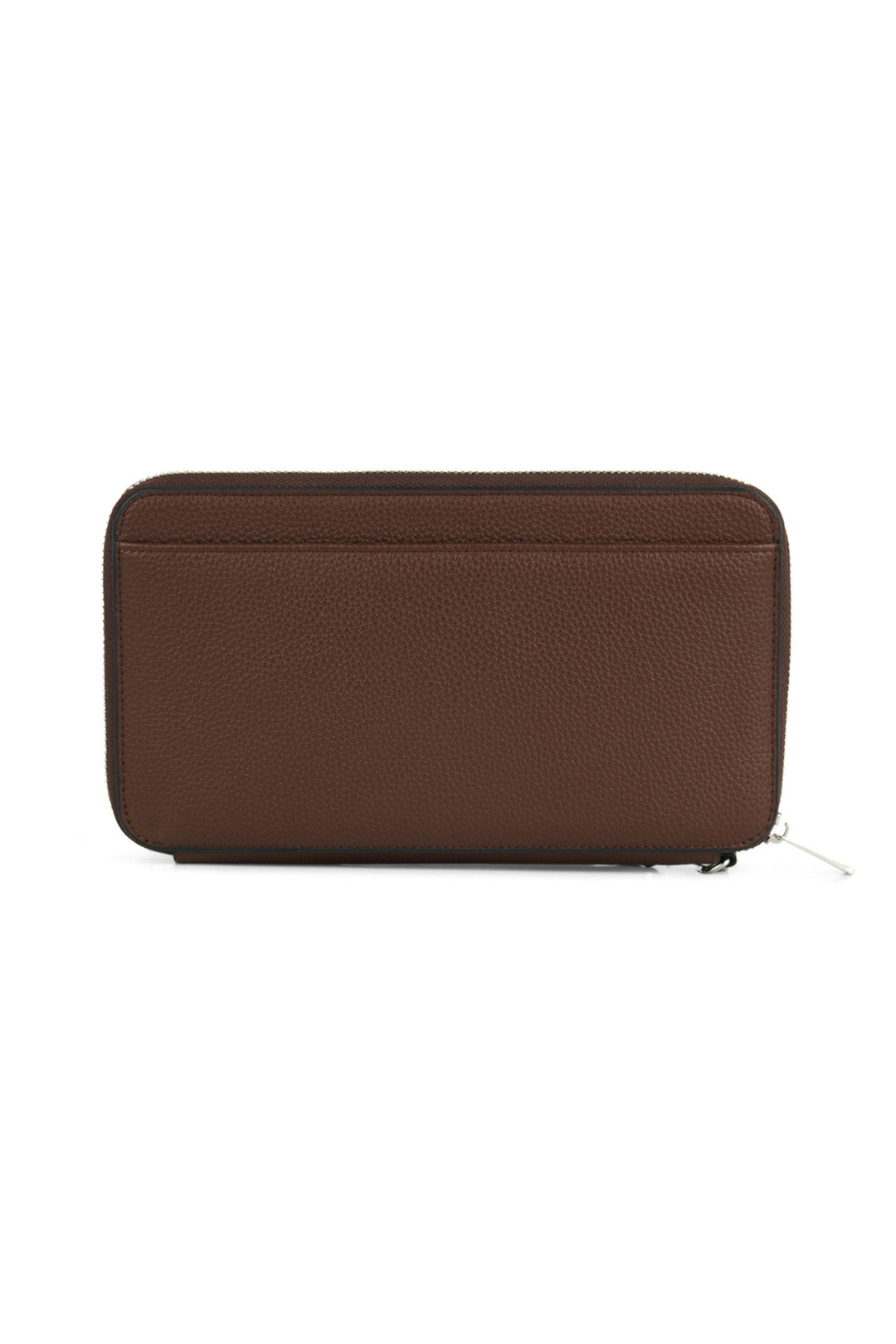 Étui à passeport en cuir vegan - Lambert - INES - Chocolat