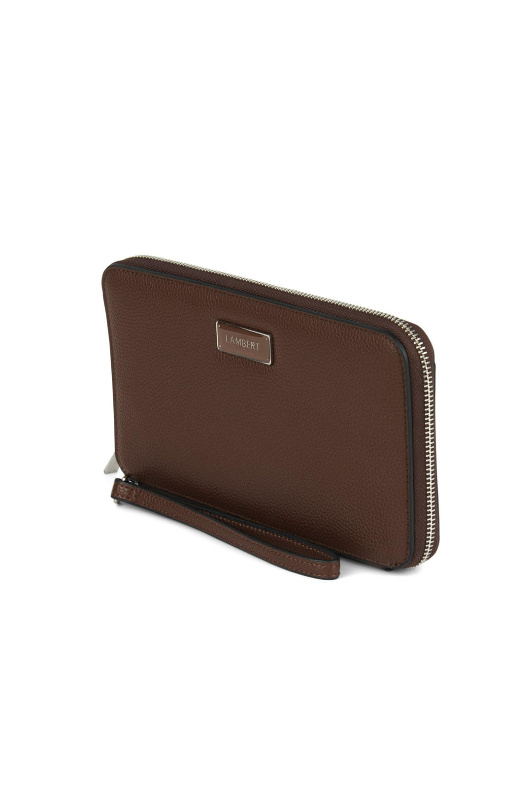 Étui à passeport en cuir vegan - Lambert - INES - Chocolat