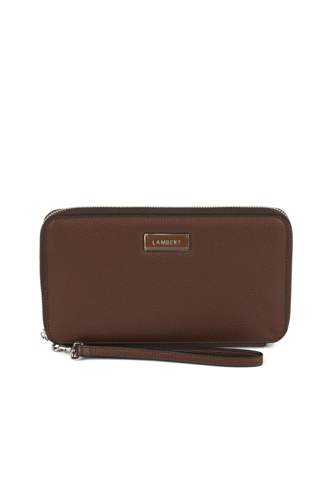Étui à passeport en cuir vegan - Lambert - INES - Chocolat