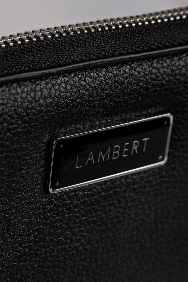 Étui à passeport en cuir vegan - Lambert - INES - Noir Lambert 