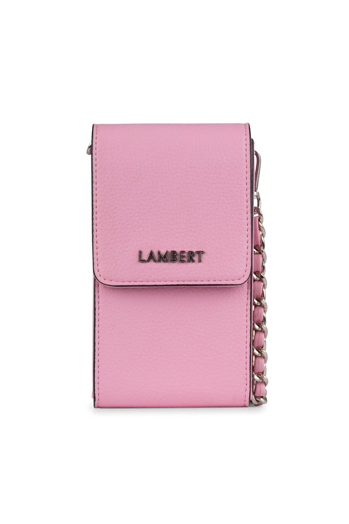 Étui de téléphone à bandoulière en cuir vegan - Lambert - ALEXA - Whisper pink Lambert 