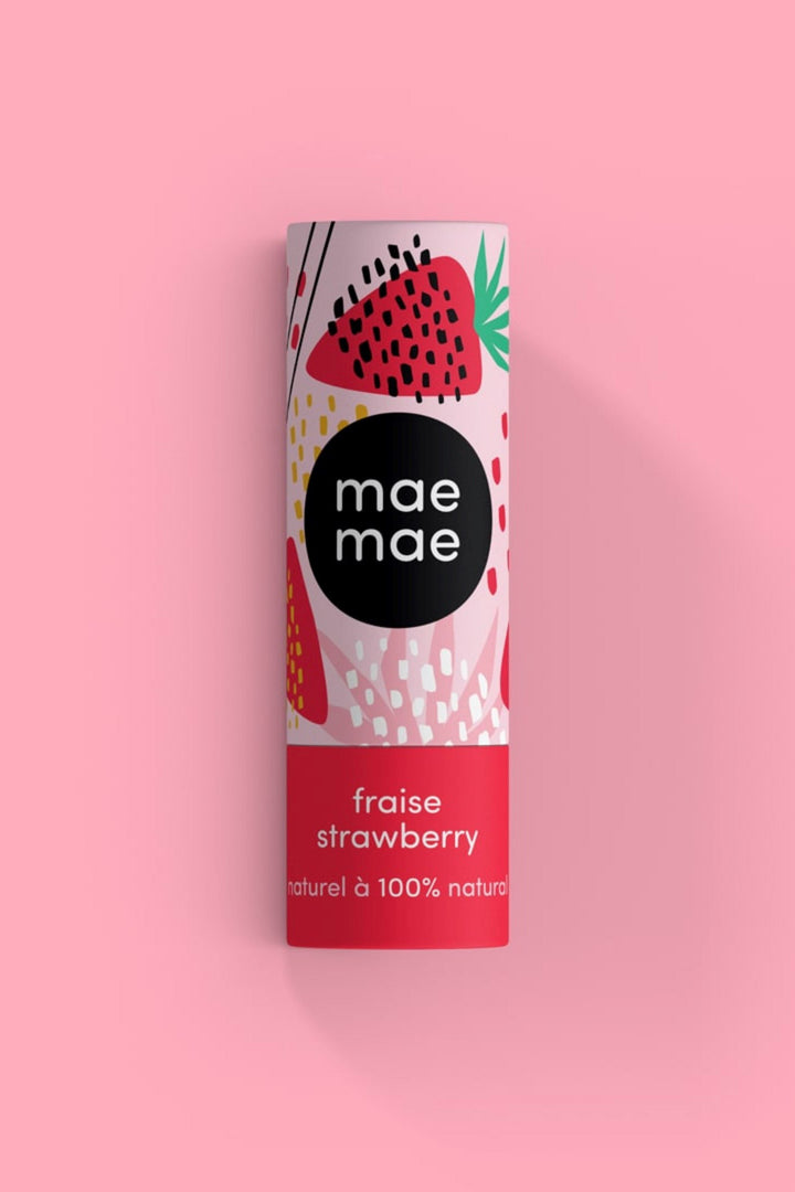 FRAISE - Baume à lèvres naturel - maemae Marée - Chandelles 