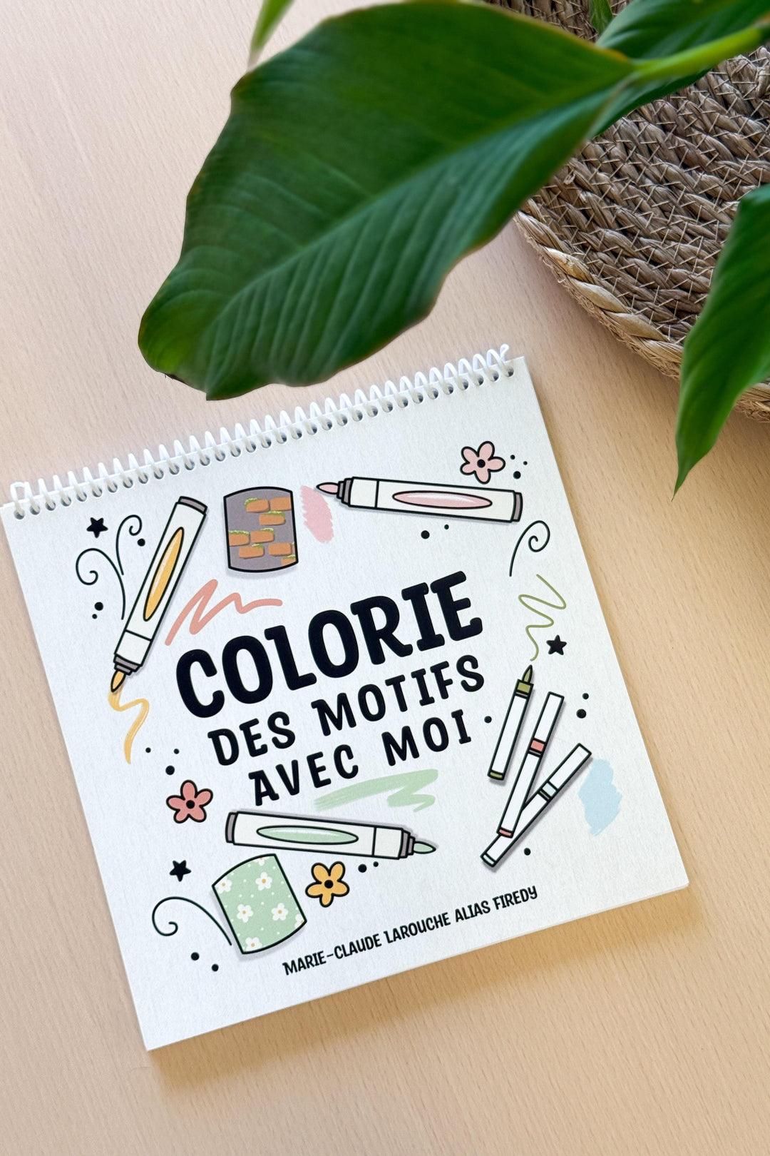 Cahier à colorier - Firedy - Coloris des motifs avec moi Firedy 