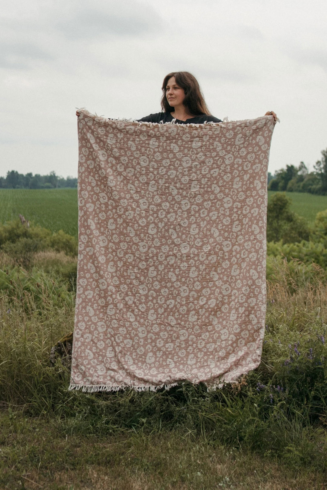 Jeté Java - Léopard rose - Pokoloko Pokoloko 