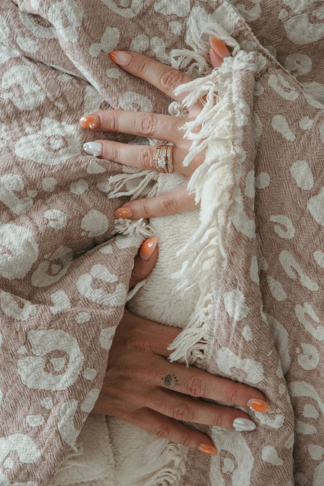 Jeté Java - Léopard rose - Pokoloko Pokoloko 