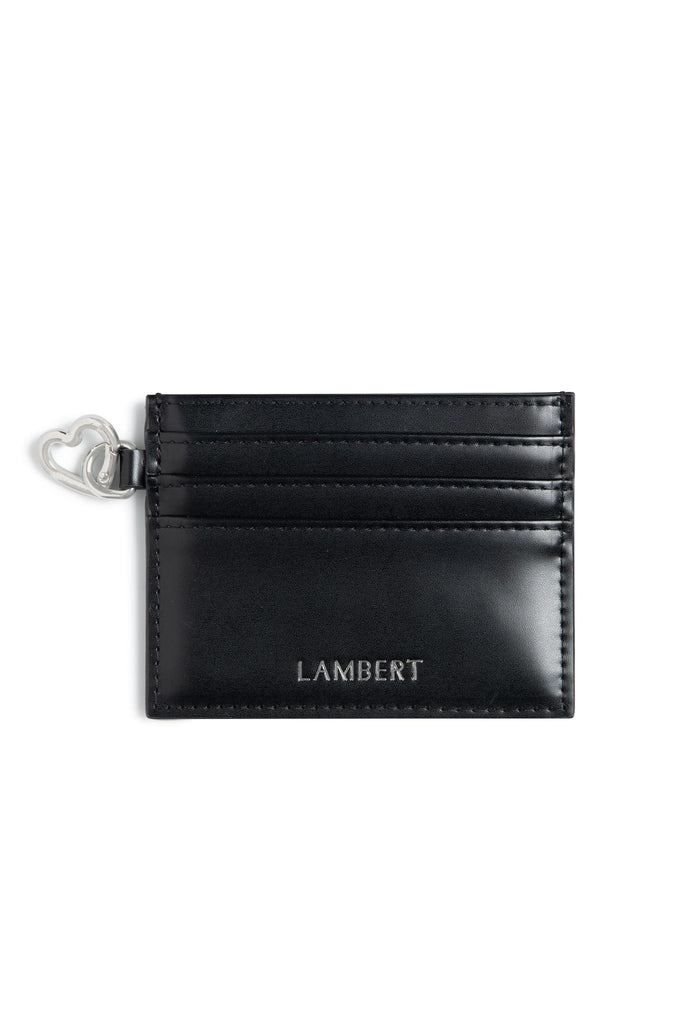 Vegan leather card holder - Lambert - BLISS - Black – Marée