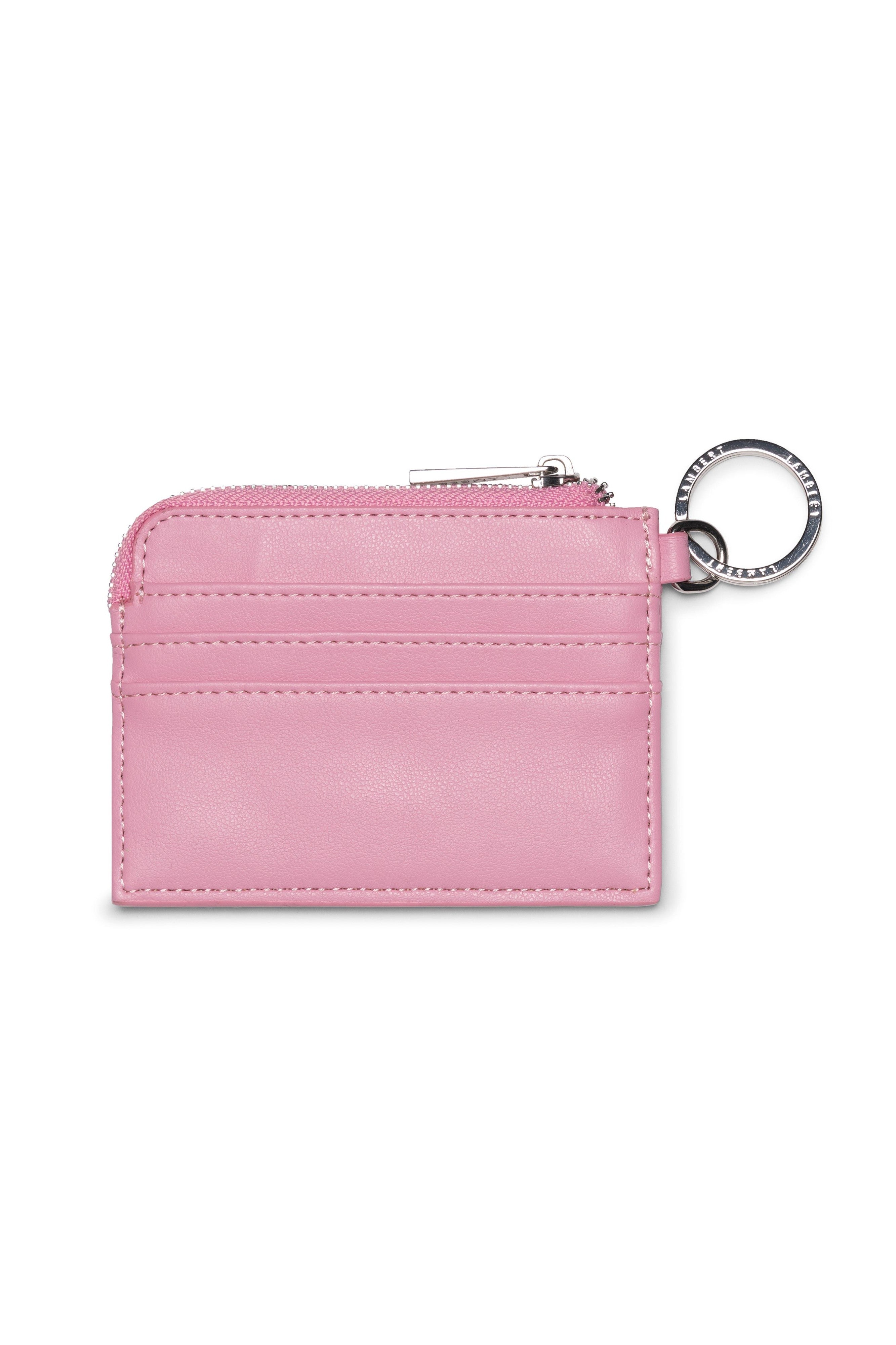 Porte-cartes en cuir vegan - Lambert - MELODY - Whisper pink