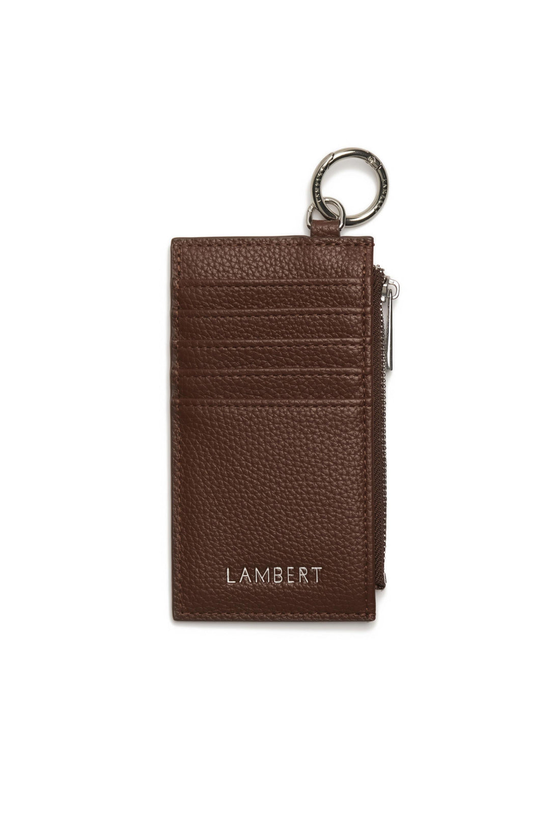 Porte-cartes en cuir vegan - Lambert - PHOEBE - Chocolat Lambert 