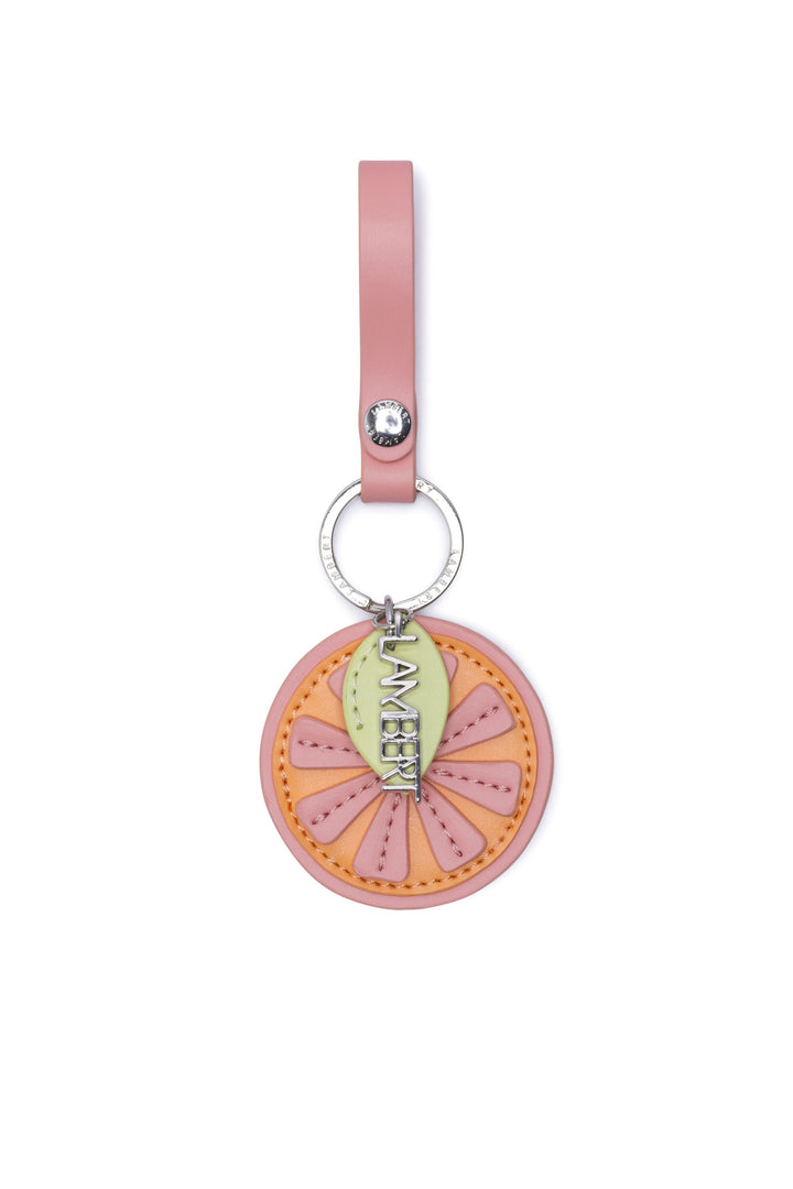 Porte-clés en cuir vegan - Lambert - Frutti Lambert Pamplemousse 