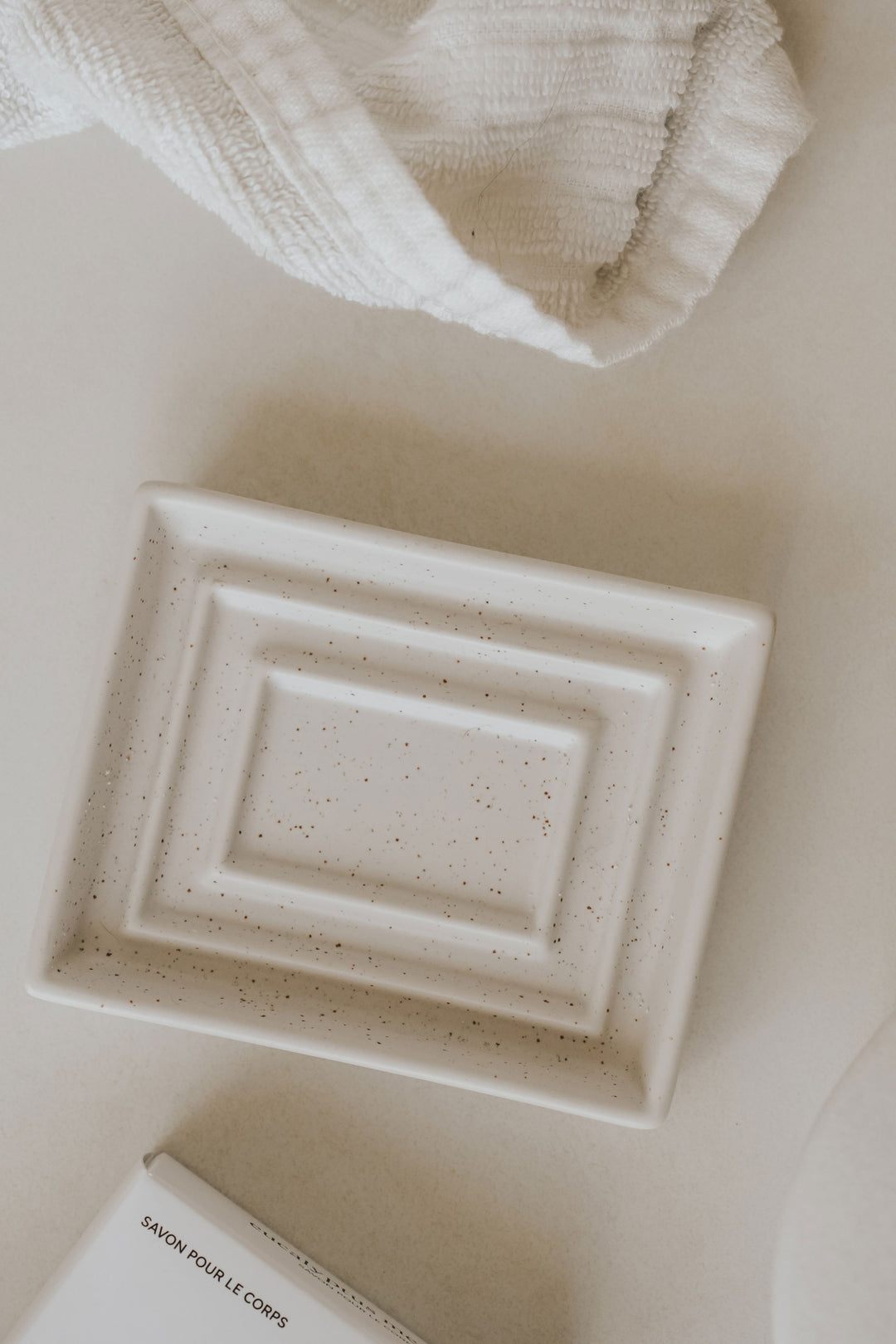 Porte-savon pour le corps en céramique Marée - Chandelles 