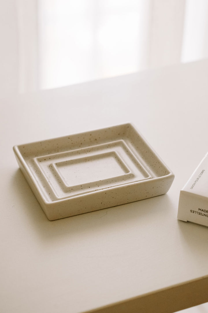 Porte-savon pour le corps en céramique Marée - Chandelles 