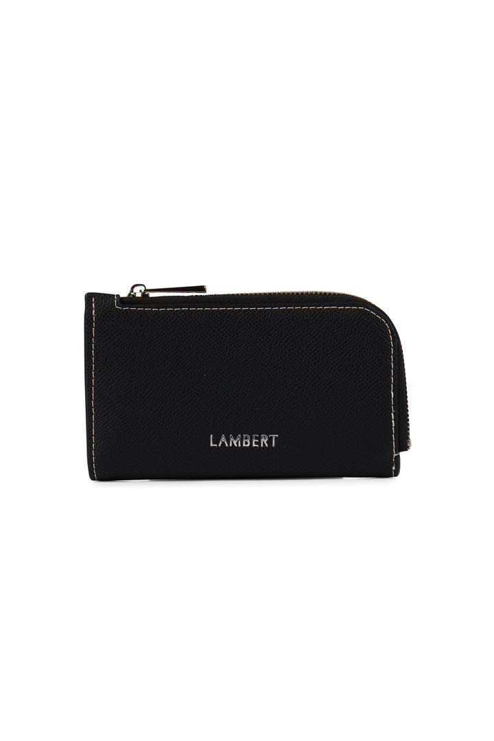 Portefeuille en cuir vegan - Lambert - Lucia - Noir