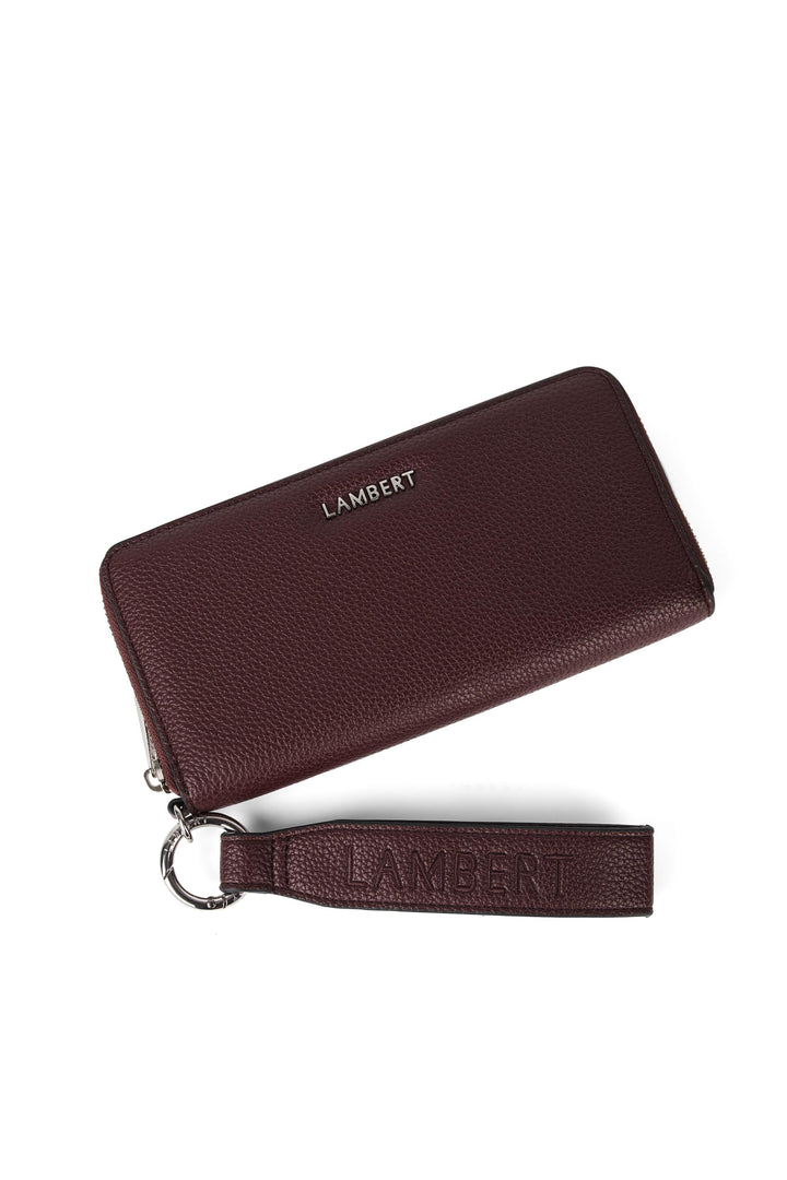 Portefeuille en cuir vegan - Lambert - MINA - Mahogany Lambert 