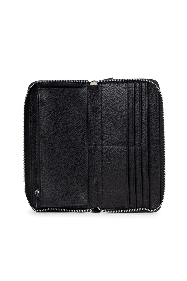 Portefeuille en cuir vegan - Lambert - MINA - Noir Lambert 