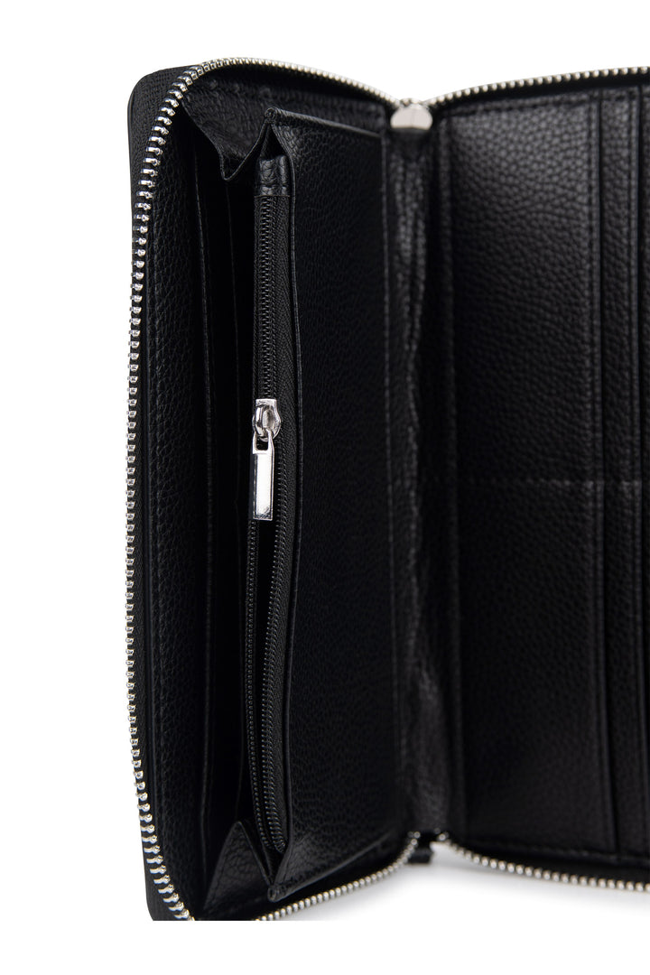Portefeuille en cuir vegan - Lambert - MINA - Noir Lambert 