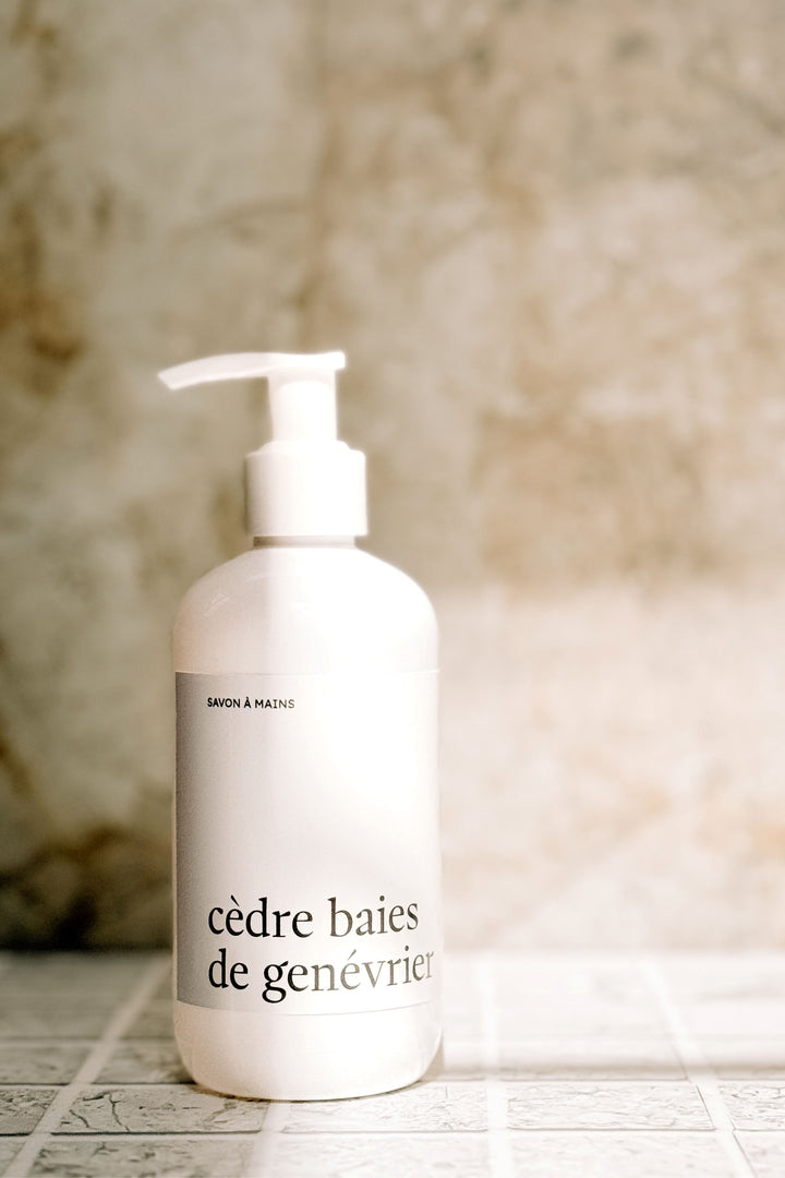 SAVON À MAINS - Cèdre baies de genévrier