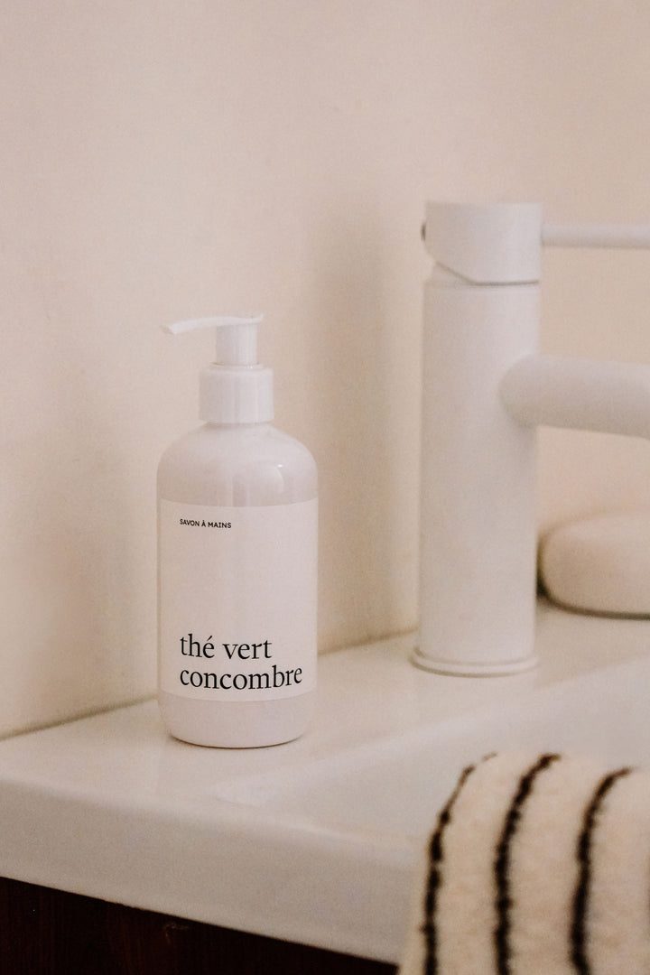 SAVON À MAINS - Thé vert concombre