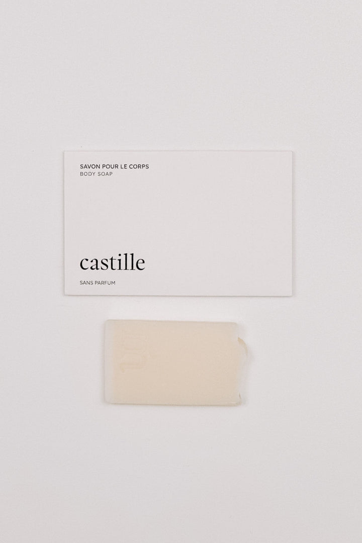 SAVON POUR LE CORPS - Format voyage Savons Marée - Chandelles Castille (sans parfum) 