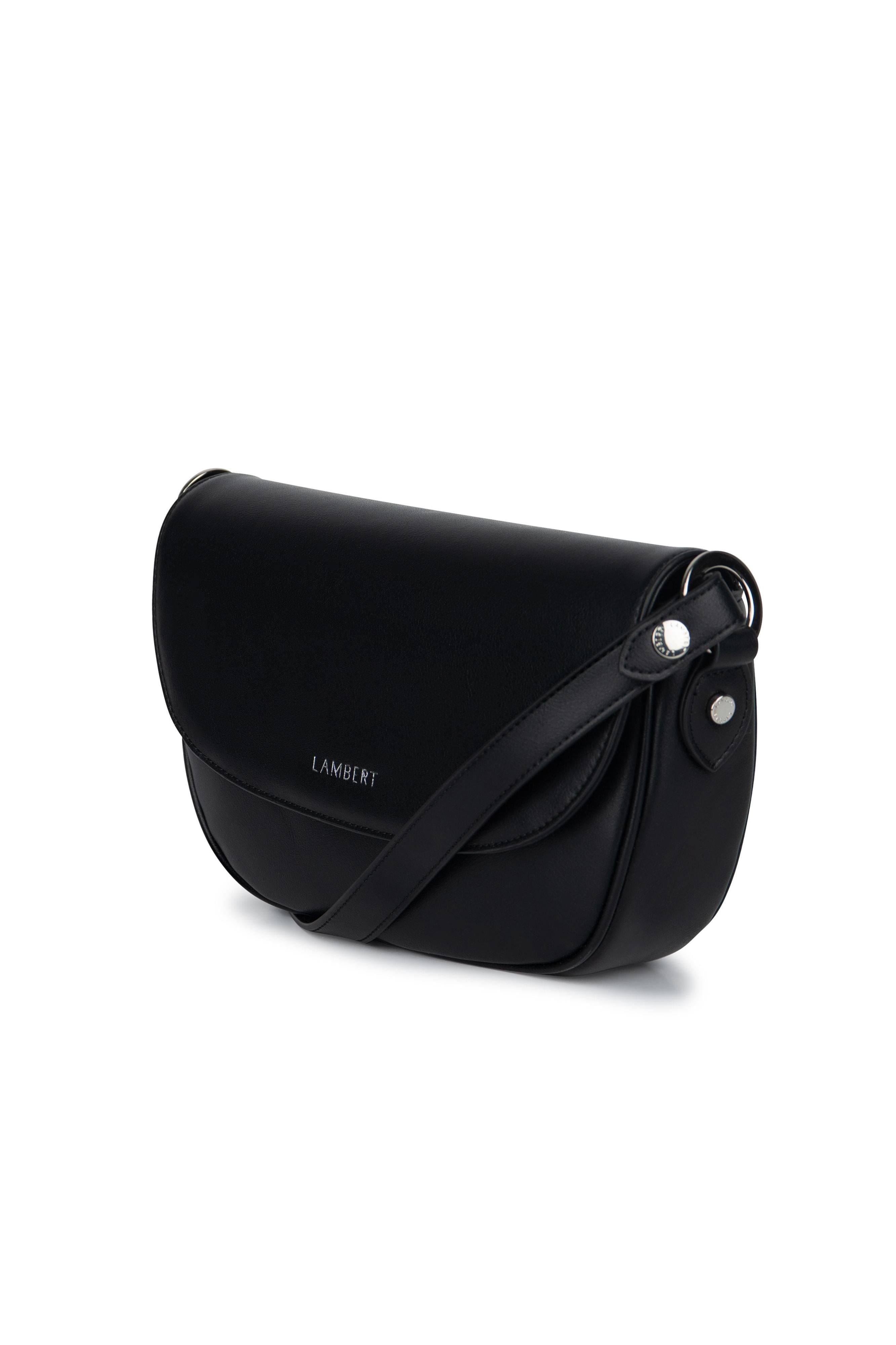2-in-1 Vegan Leather Handbag - Lambert - NADIA - Black – Marée