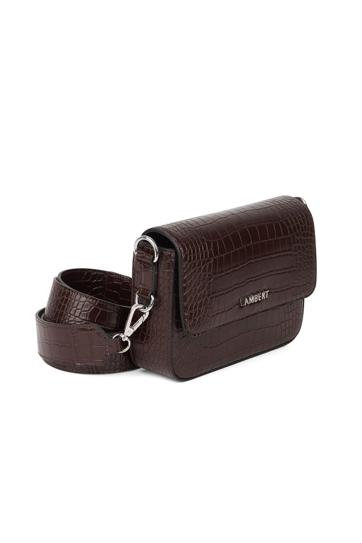 Sac à main en cuir vegan - Lambert - AMELIE - Bark croco Lambert 