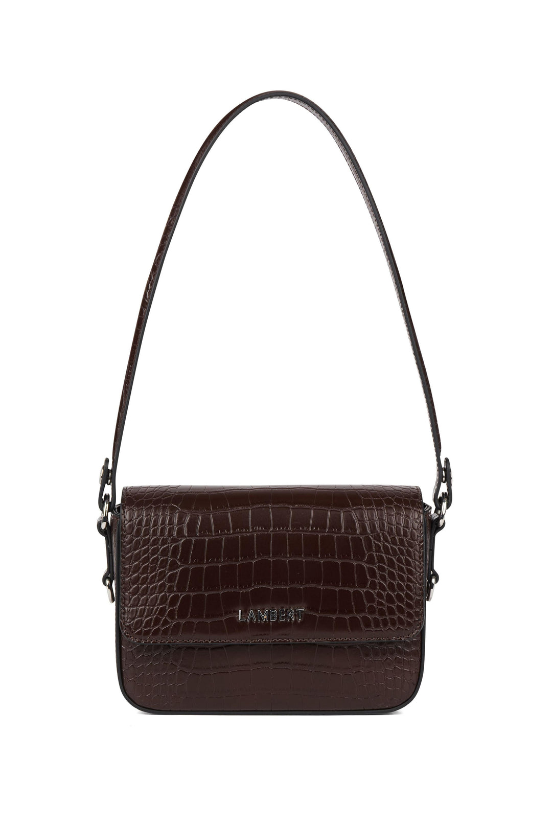 Sac à main en cuir vegan - Lambert - AMELIE - Bark croco Lambert 