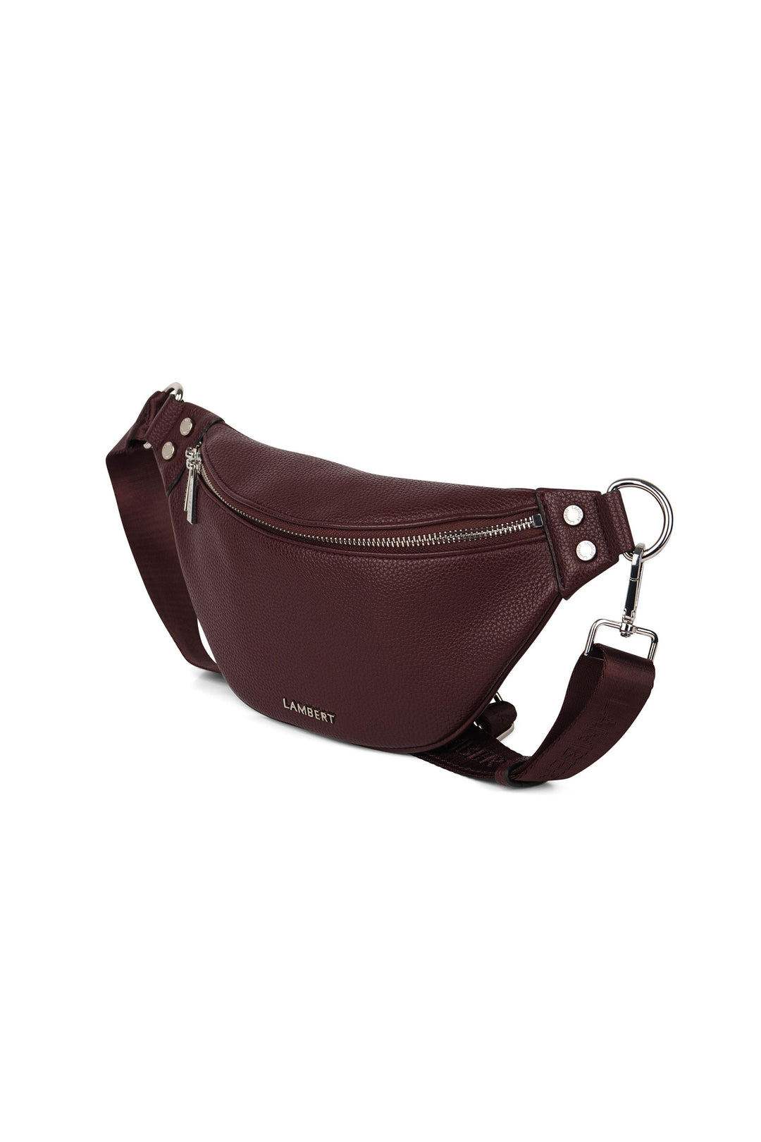 Sac banane en cuir vegan - Lambert - SARAH - Mahogany Lambert 