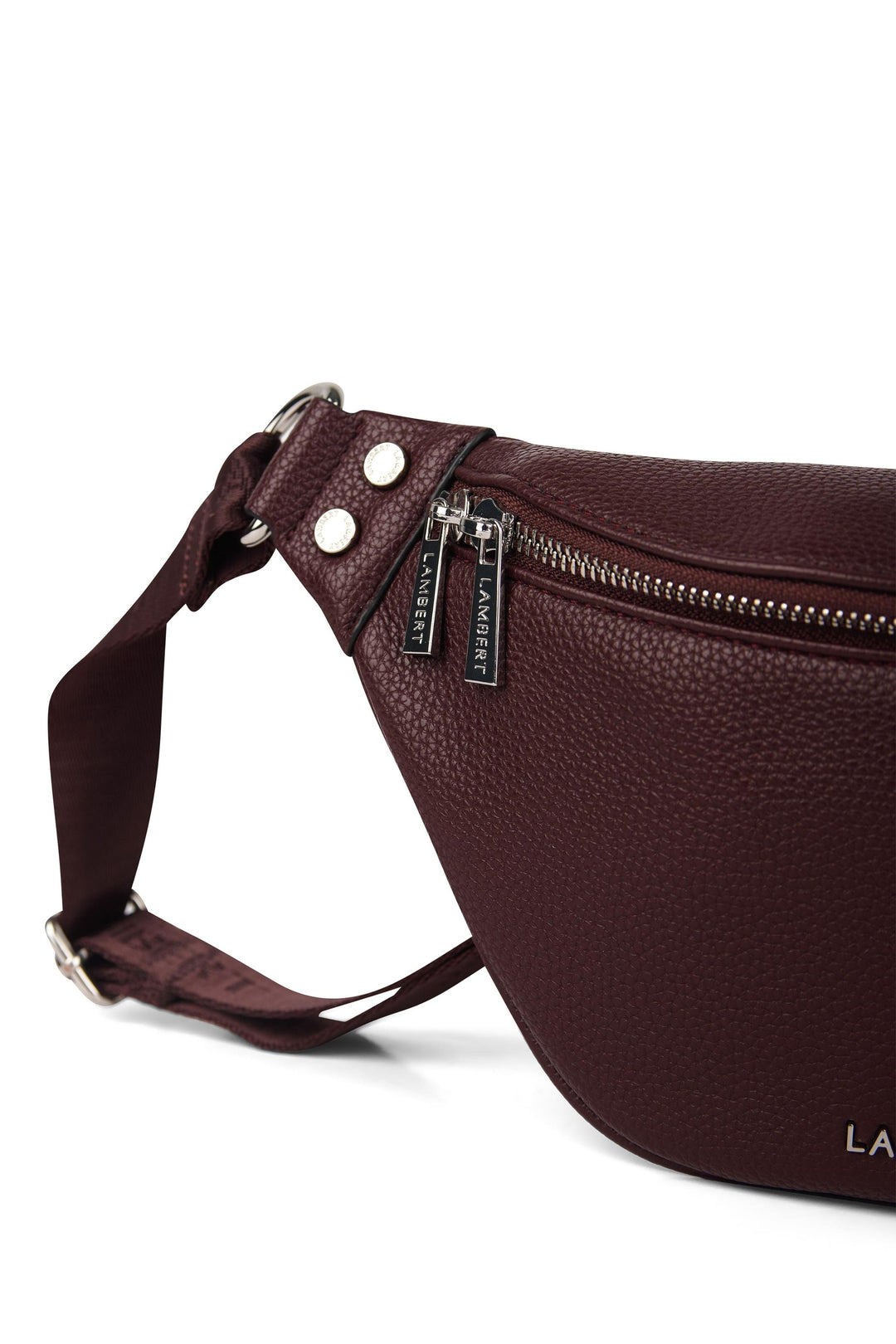 Sac banane en cuir vegan - Lambert - SARAH - Mahogany Lambert 